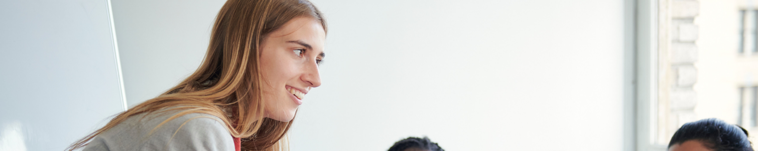 A team of people working on a project together and having fun.